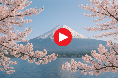 富士山と桜