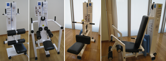 トレーニングマシンの写真