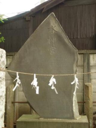 田柄用水記念碑の写真