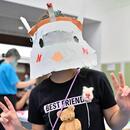 お面づくりの画像