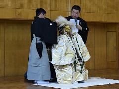 装束を着る体験