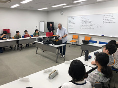 機材取扱いの練習の様子4