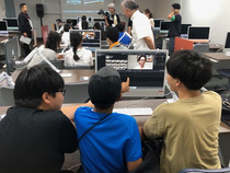 編集の様子