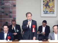 協議会での挨拶の様子