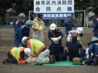 救助訓練の様子