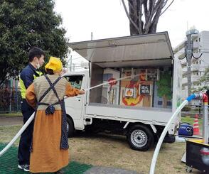 スタンドパイプでの訓練の様子