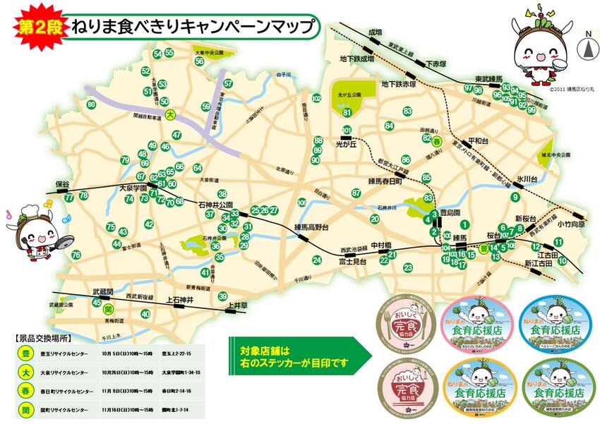 対象店舗マップ