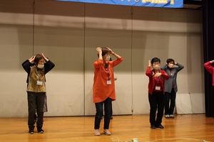ワークショップの様子（健康ダンス）