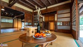 旧内田家住宅の十五夜飾りの写真