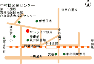 サンライフ練馬周辺案内地図