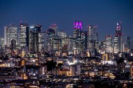 新宿副都心方面の夜景